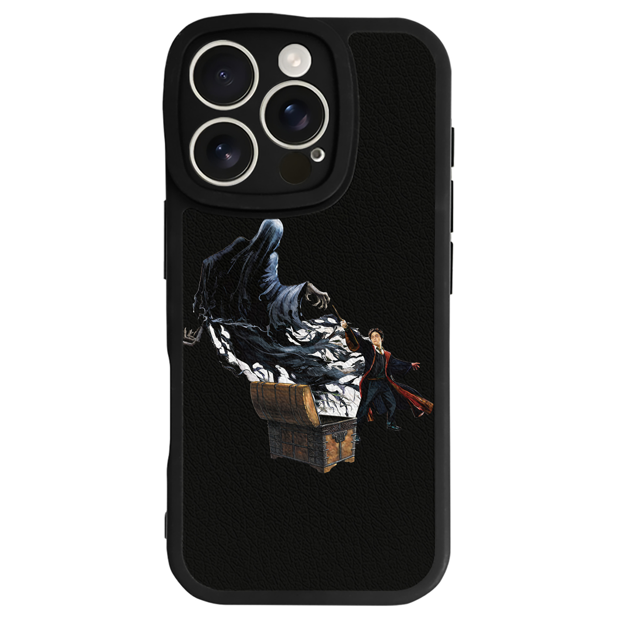 （画像用） Harry Potter ハリー・ポッターシリーズ 【iPhone 16シリーズ対応】シリコンスマホケース（レザー調） 材質：シリコン